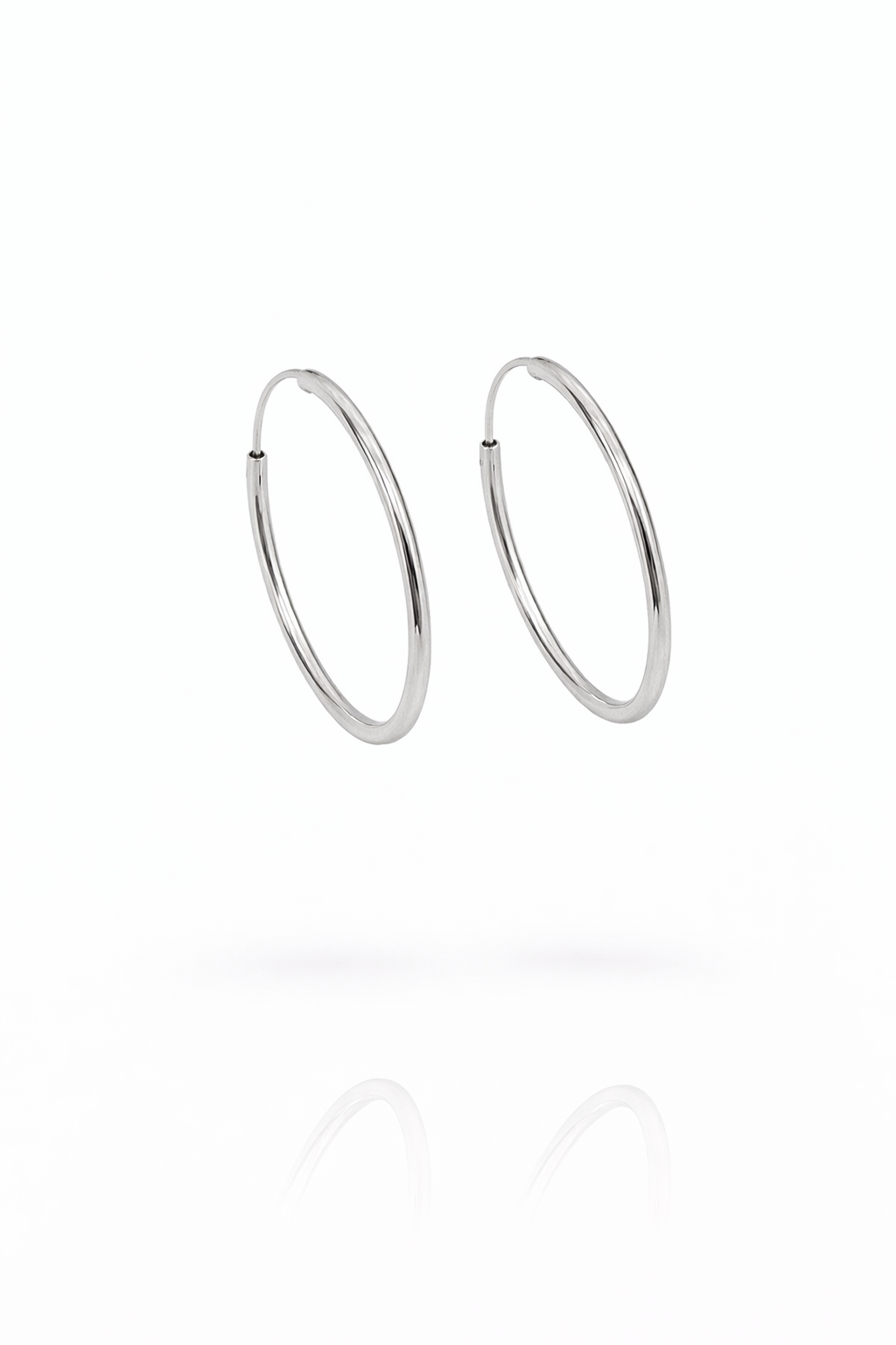 Ασημένια γυναικεία σκουλαρίκια κρίκοι 925