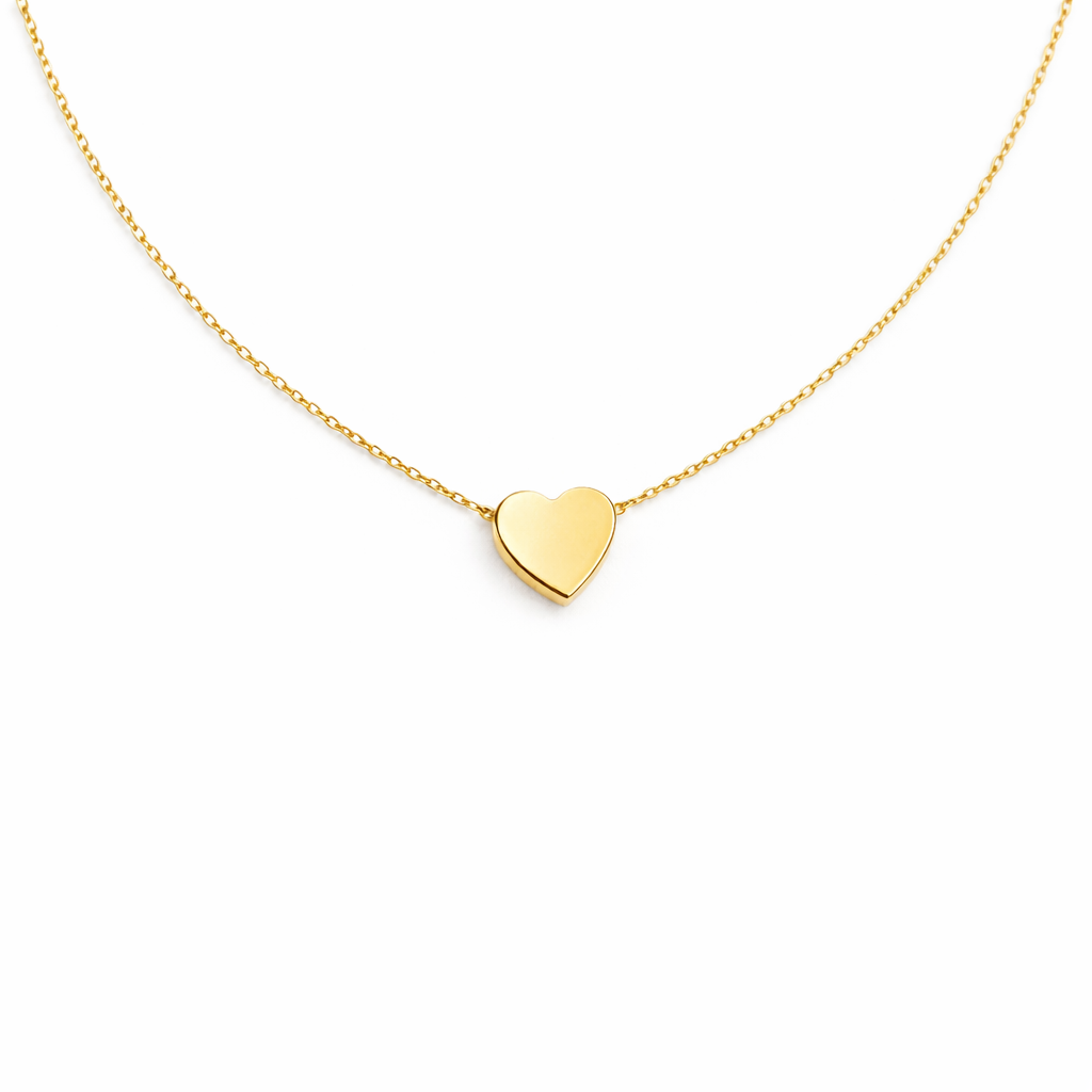 Ασημένιο γυναικείο κολιέ καρδιά από ασήμι 925