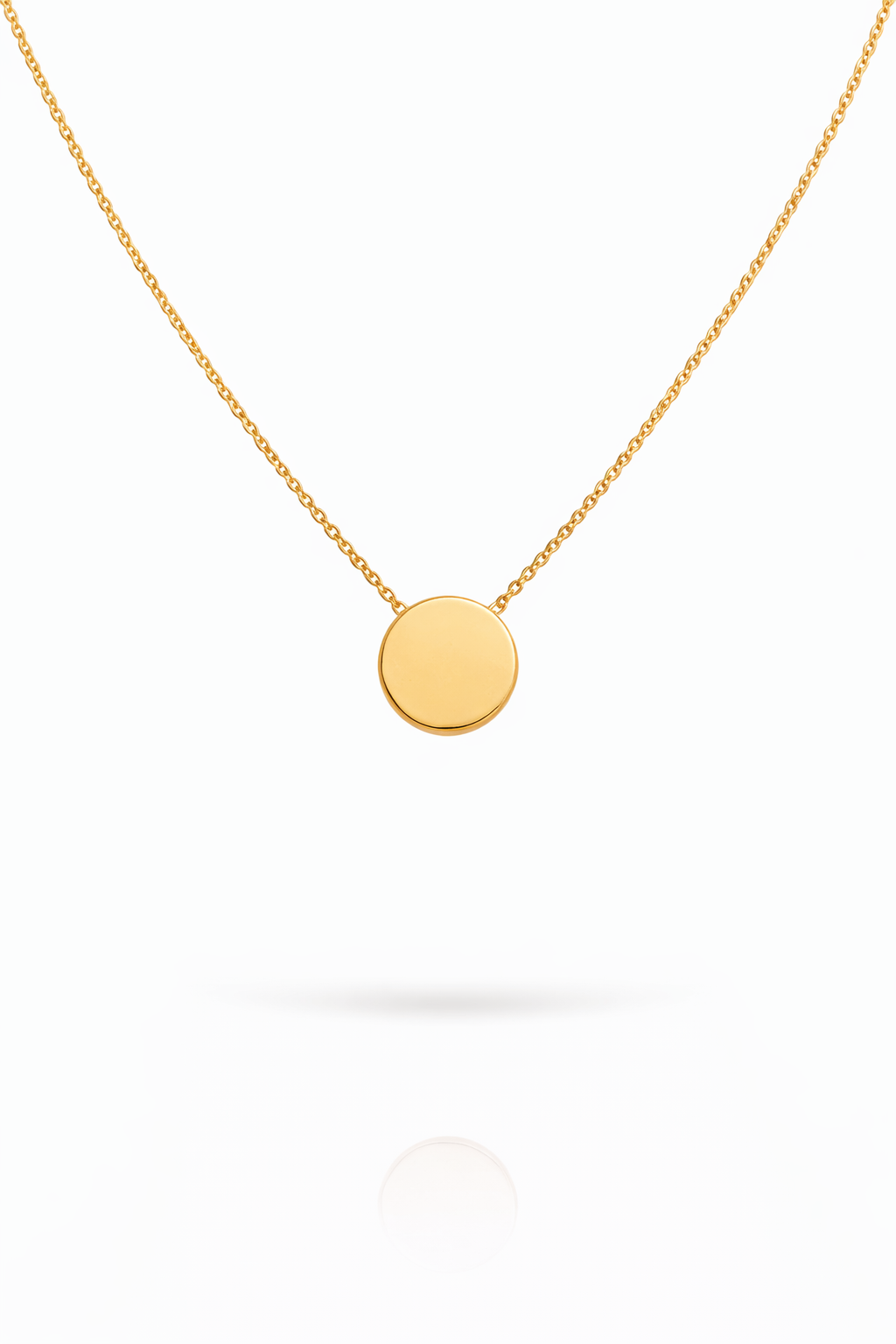 Ασημένιο γυναικείο κολιέ dot από ασήμι 925