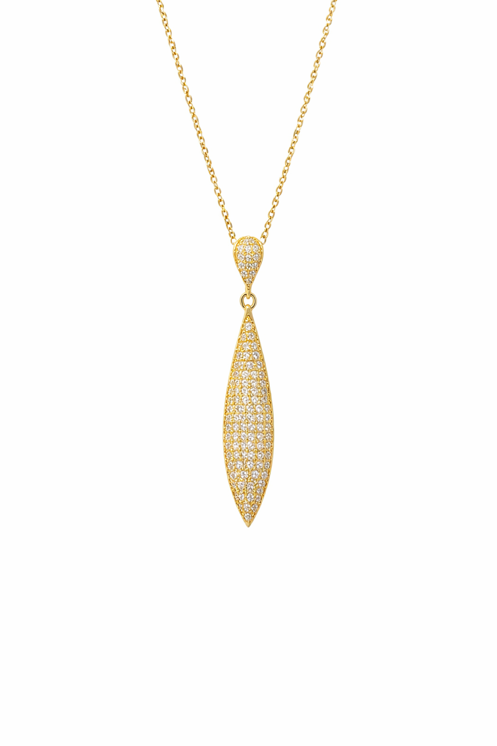 DAA1D898-87EF-4FB8-B1AB-4B5FF5F834F9 Ασημένιο γυναικείο κολιέ μακρόστενο pavé 925