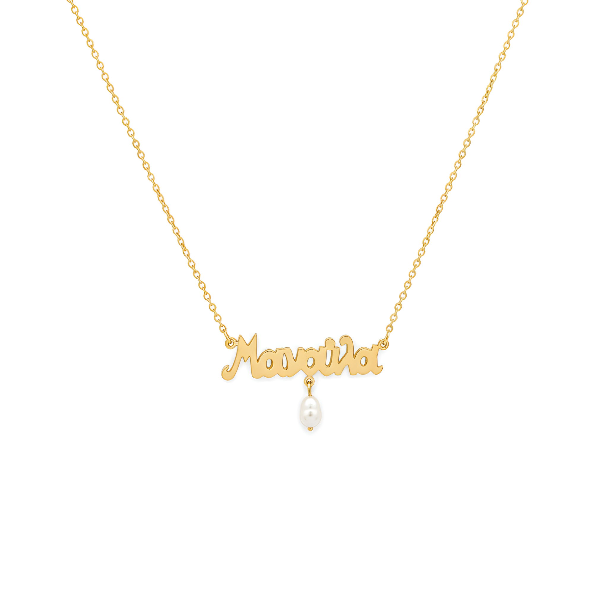 Ασημένιο γυναικείο κολιέ Μανούλα 925