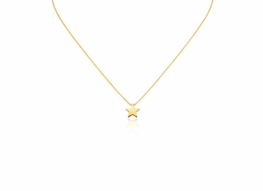 01280CA8-1345-477D-A59C-AECD352C35E1 Ασημένιο γυναικείο κολιέ αστέρι από ασήμι 925